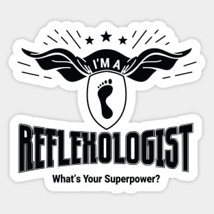 Reflexologist Superhero Sticker